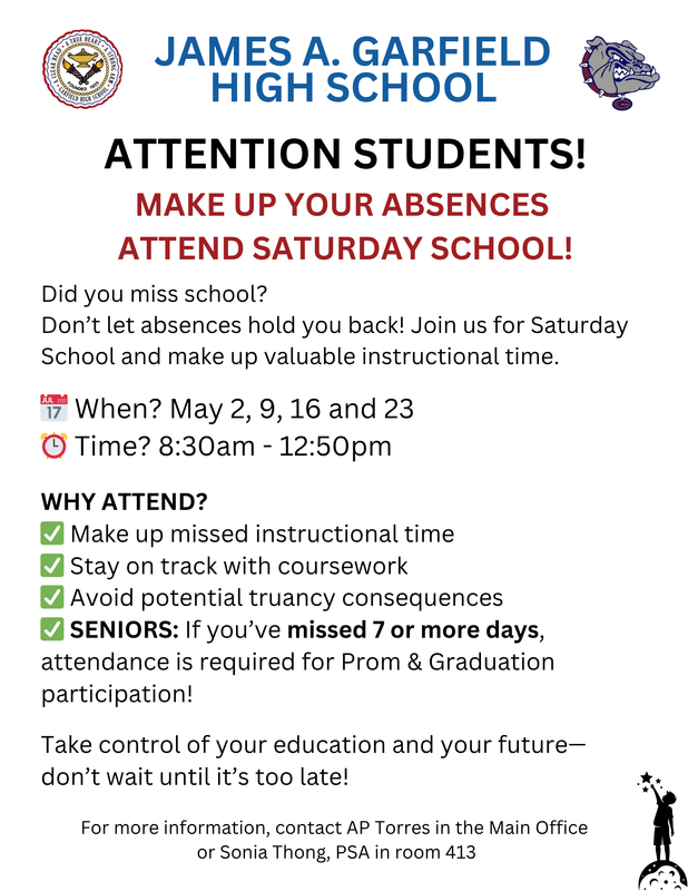 Attendance flyer
