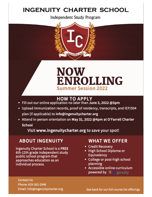 ICS Summer Flyer 2022