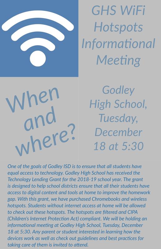 WiFi hotspot informational meeting flyer