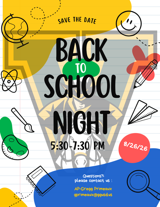 Back to School Night is Wednesday, 8/26! Featured Photo