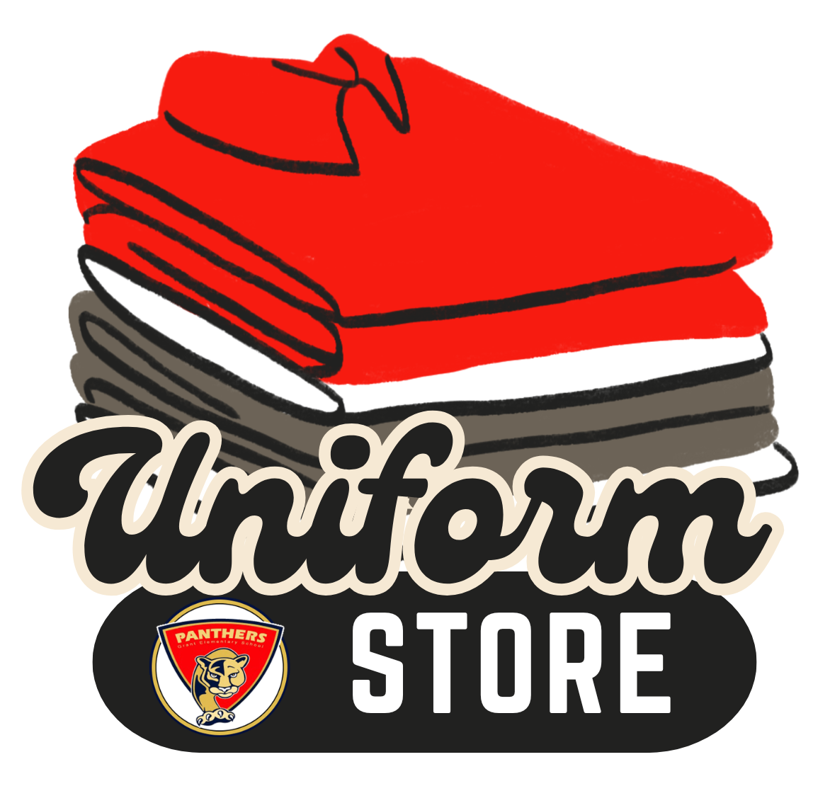 Grant elementary uniform store logo