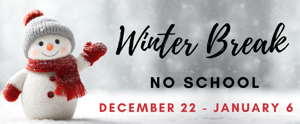 White and gray snowy background. White snowman with gray hat and red mittens and scarf.