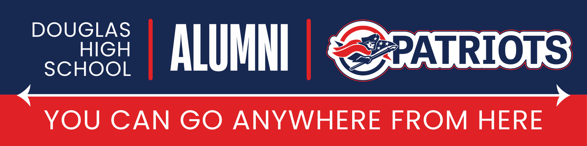 Alumni Logo- Go Anywhere From Here