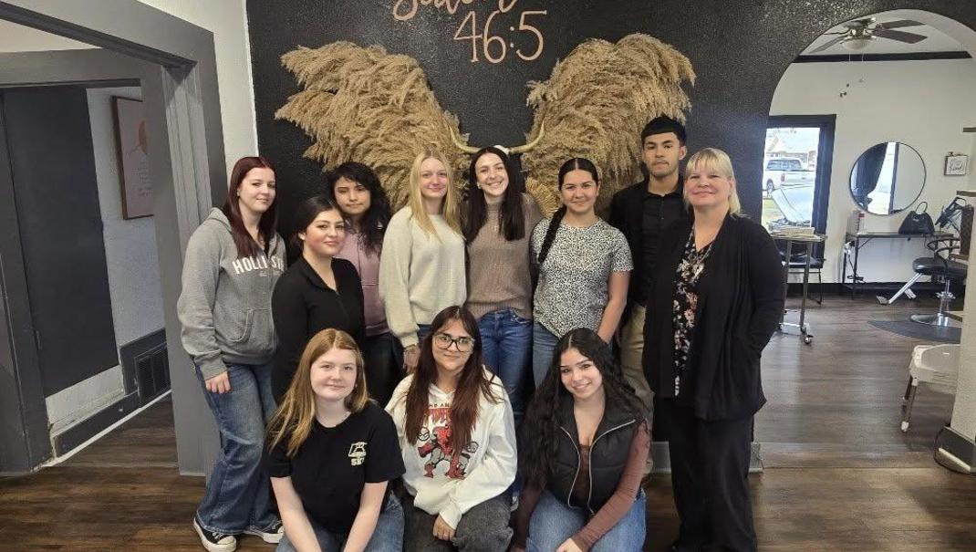 Cosmetology students