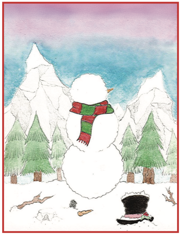 2025 Comal ISD Christmas Card High School winner