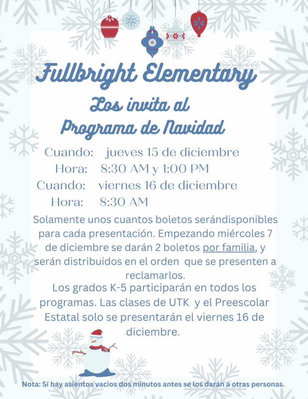 Programa de Navidad Featured Photo