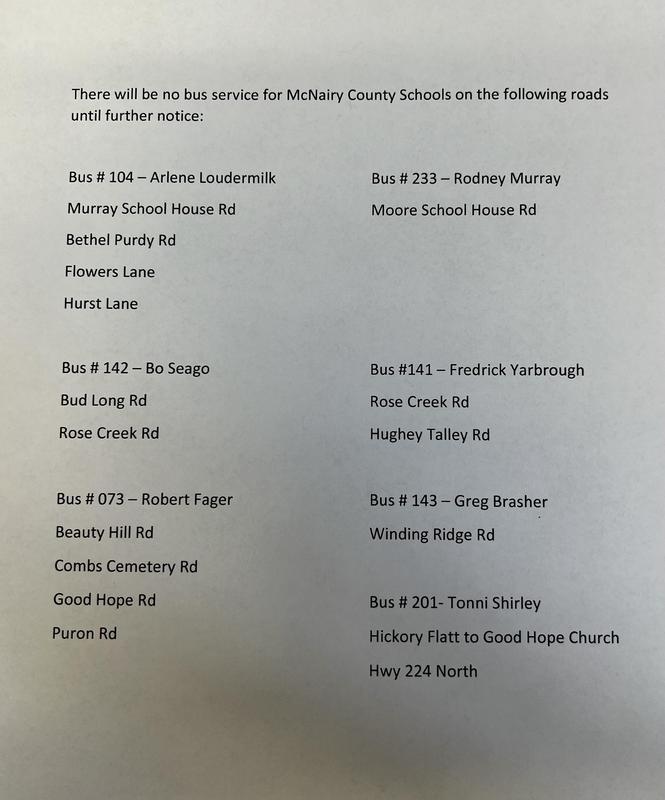 All schools will be in session tomorrow Wednesday, April 5th. Selmer