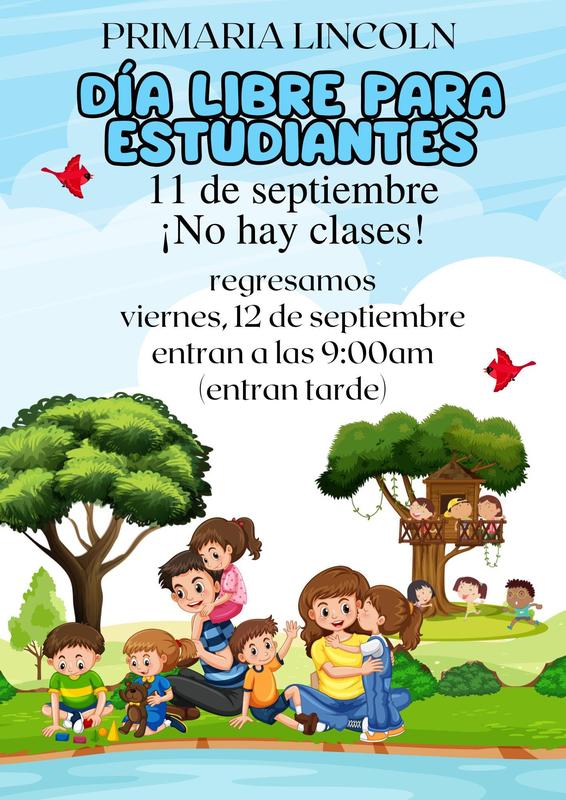 Student Free Day: No School 9.11.25
