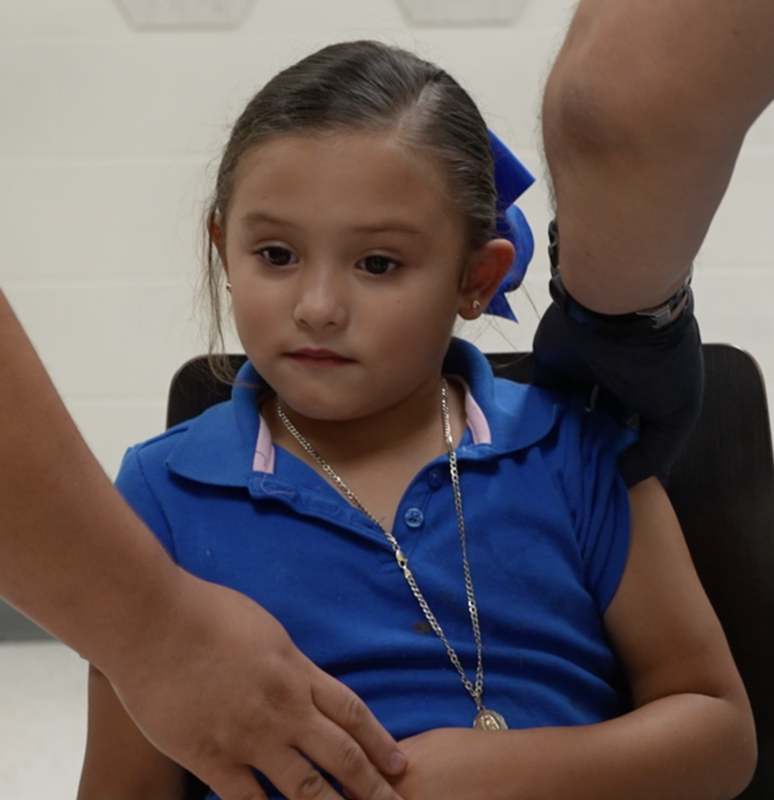 Girl Getting a Shot