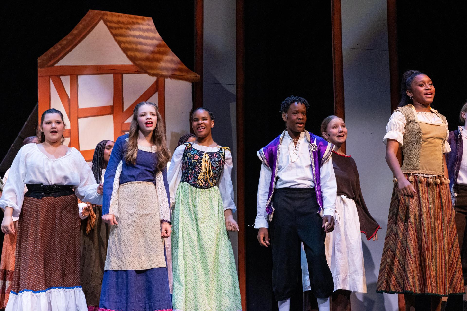 A scene from Something Rotten, Jr.
