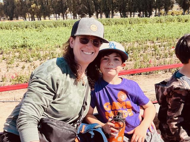 Valley Charter families on a school field trip