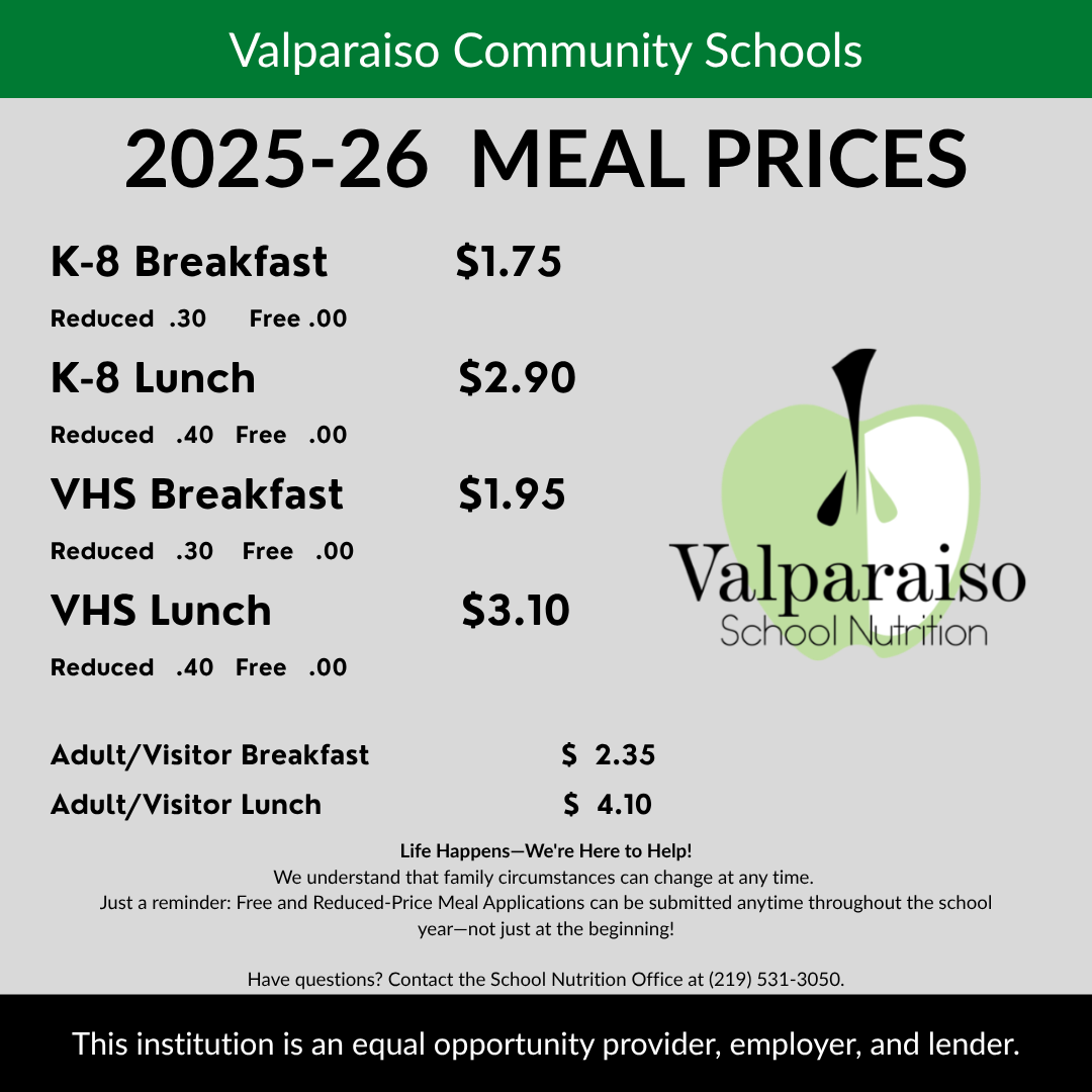 25-26 Meal Prices