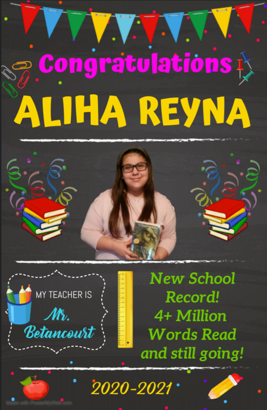 Aliha Reyna- New AR Word Count Record! Featured Photo