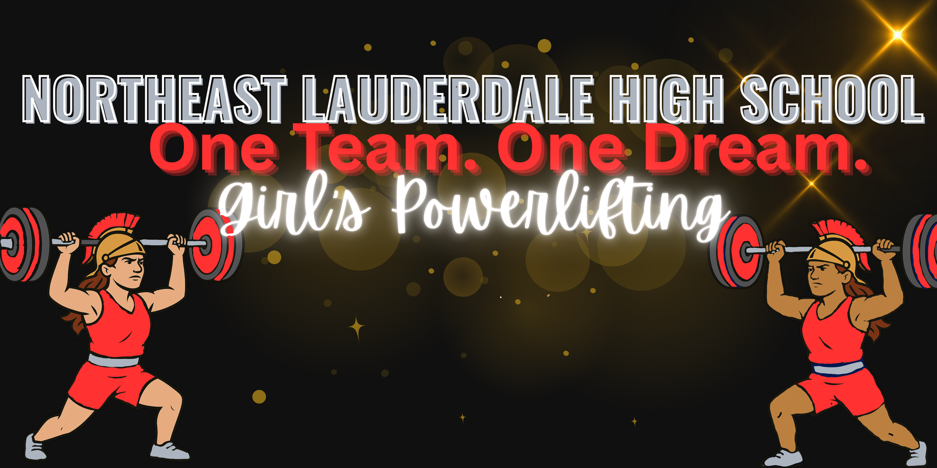 Girls Powerlifting Banner