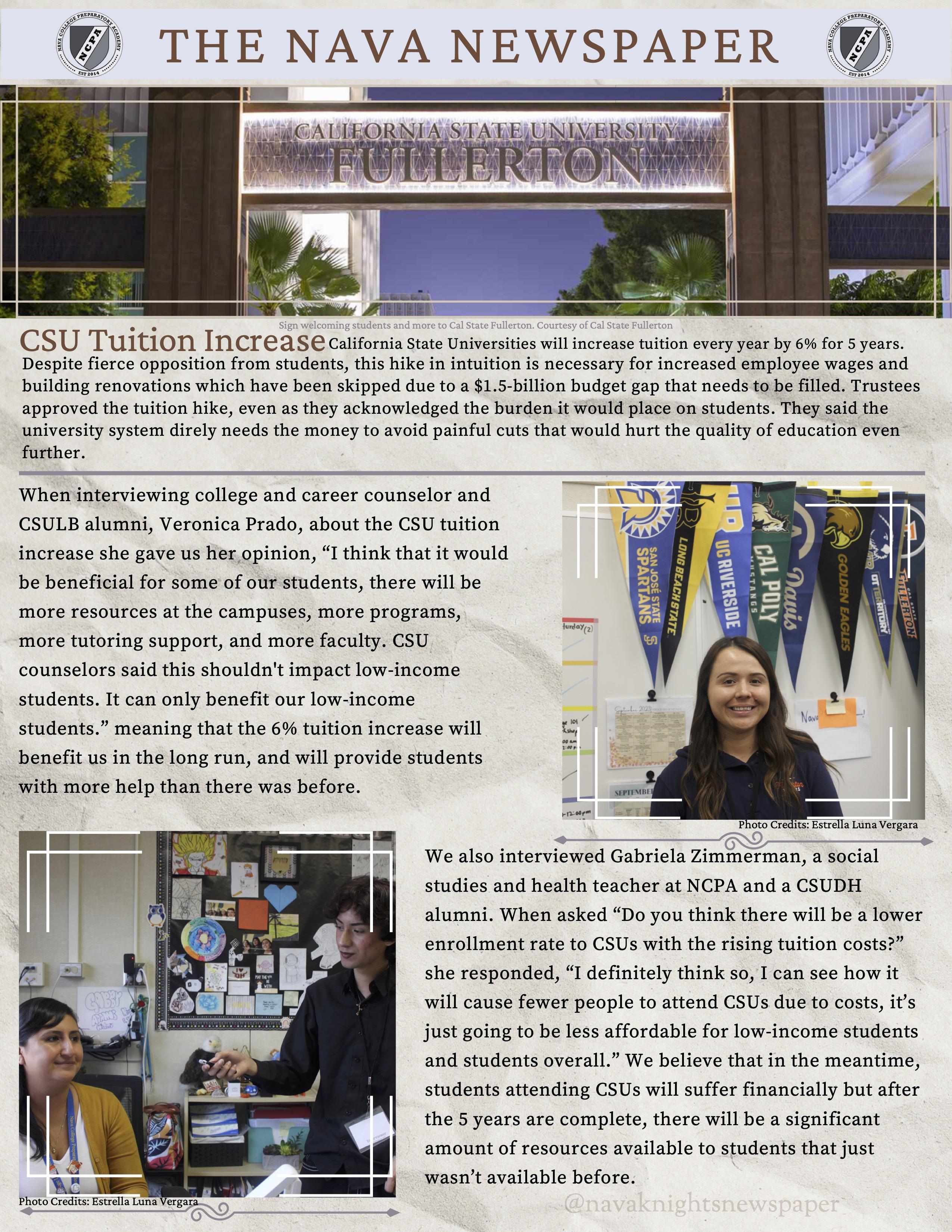 Nava Newspaper Nava College Preparatory Academy