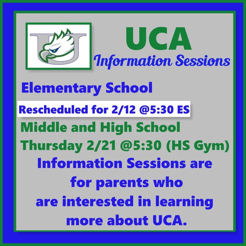 UCA Information Sessions Featured Photo