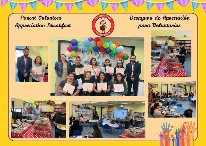 Volunteer Appreciation Break/Desayuno de Apreciación para Voluntarios