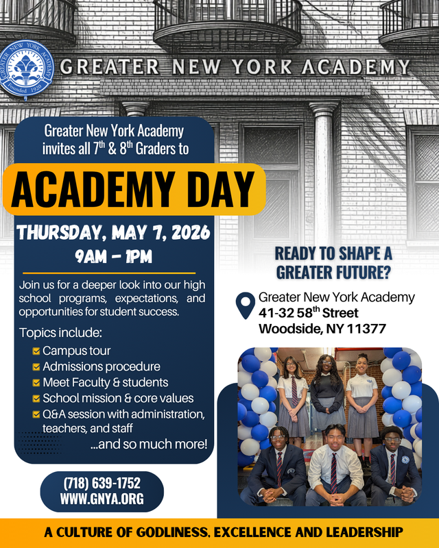 Academy Day - May 7, 2026 Featured Photo