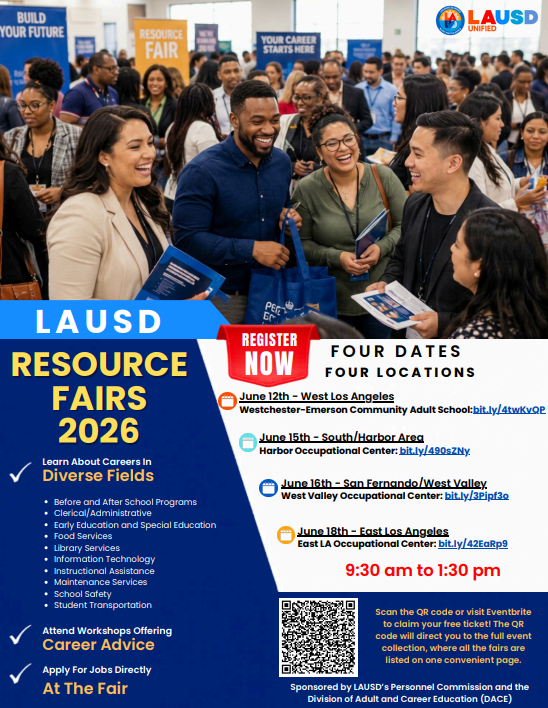 LAUSD Resource Fair @ ELAOC June 18, 2026