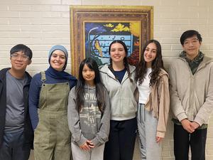 Image of 6 high school orchestra students