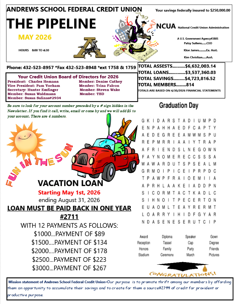 May Newsletter