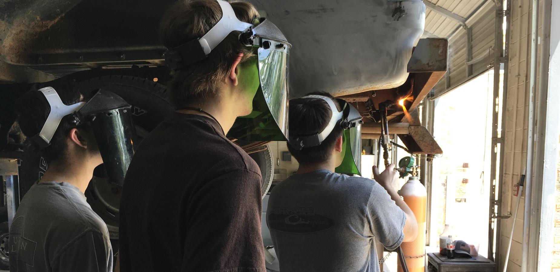 CTC Welding Students