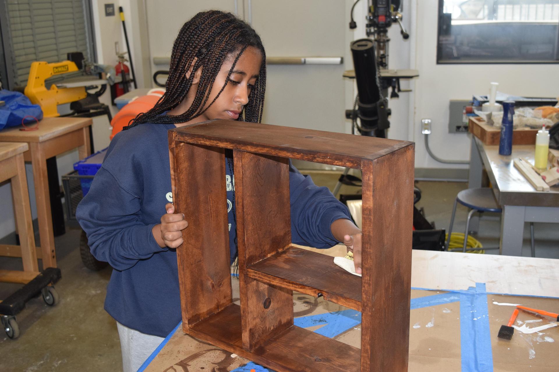 North Hollywood High School Construction Student