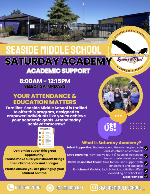 Saturday Academy Flyer
