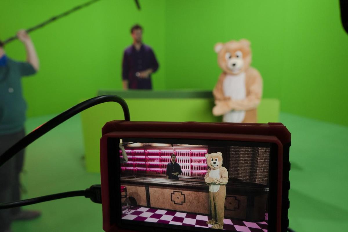 A little silly fun with the cutting edge tech