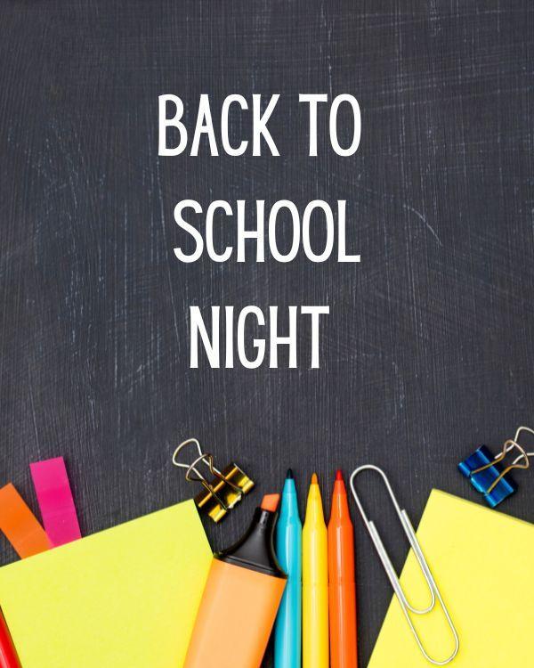 Back to School Night