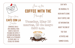 Coffee with the Principal flyer