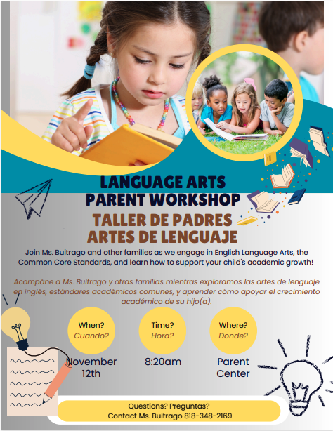 Langauge Arts Parent Workshop