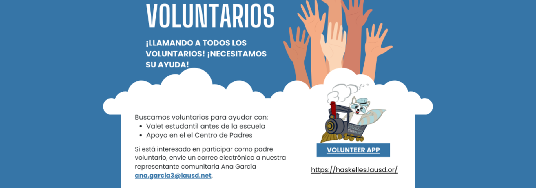 SE NECESITAN VOLUNTARIOS