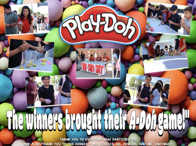Lunch event with Play-Doh.