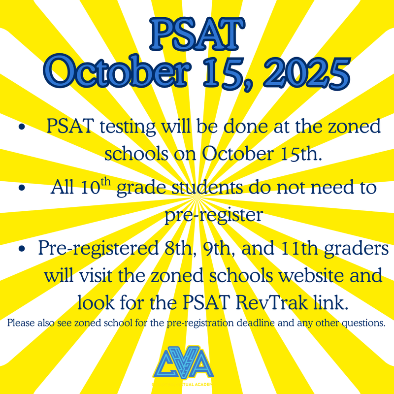 PSAT at zoned schools