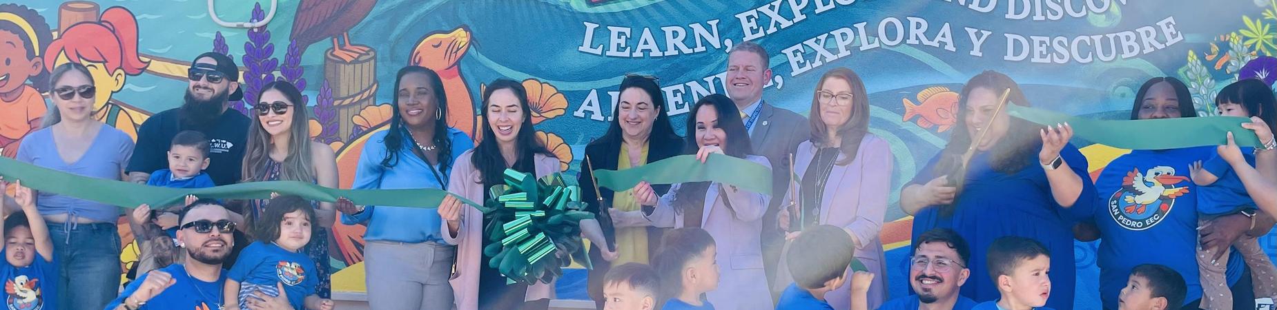 San Pedro EEC Ribbon-cutting ceremony