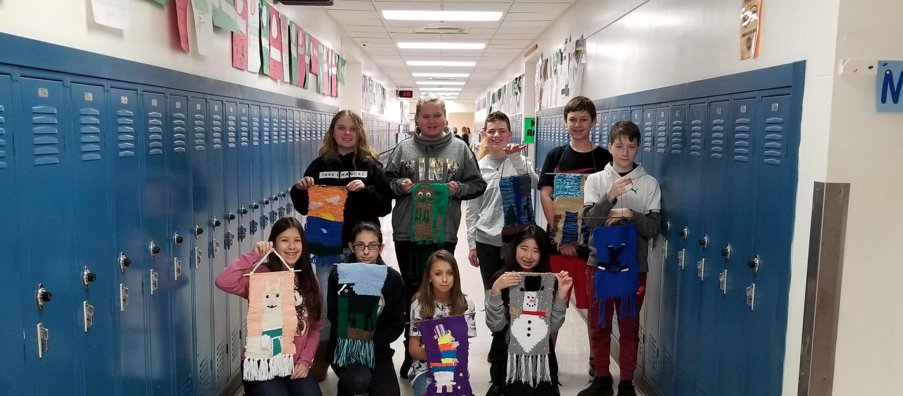 7th Grade Weavings