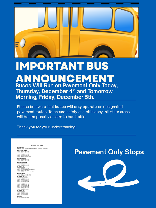 Bus Routes Pavement Only Thumbnail Image