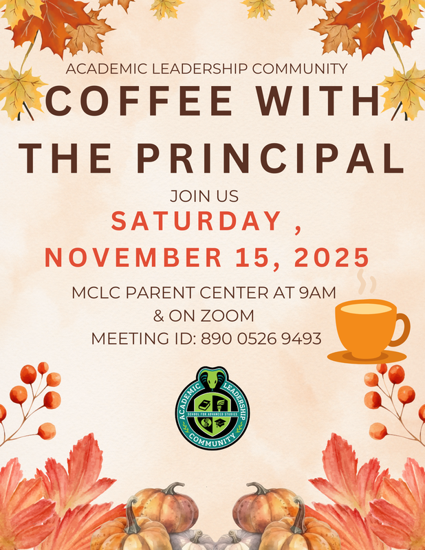 COFFEE WITH THE PRINCIPAL