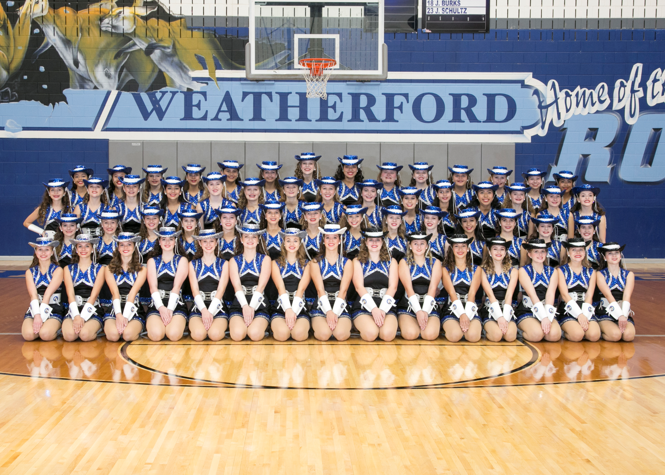 WHS Blue Belles Buckner, Laura Weatherford High School