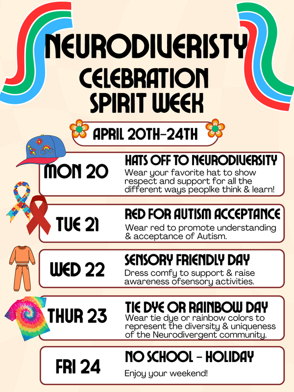 April 20th-24th will be Neurodiversity Celebration Week.