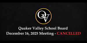 Image announces the cancellation of the 12/16/25 board meeting.