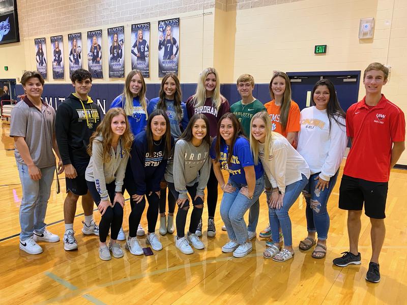 Nineteen Student Athletes Sign National Letters Of Intent Comal Independent School District Nineteen Student Athletes Sign National Letters Of Intent Comal Independent School District