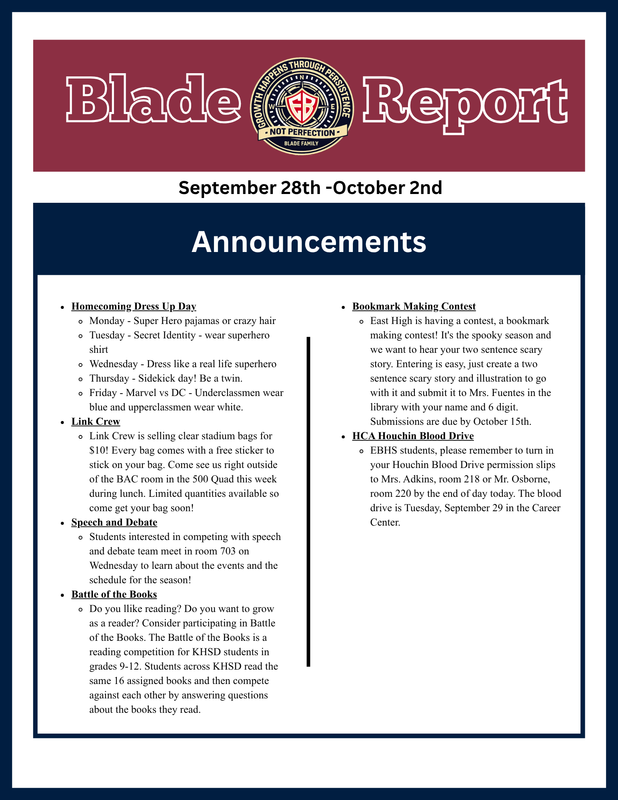 blade report