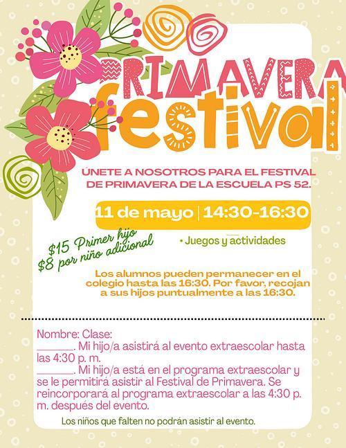 Spring Festival Flyer- English