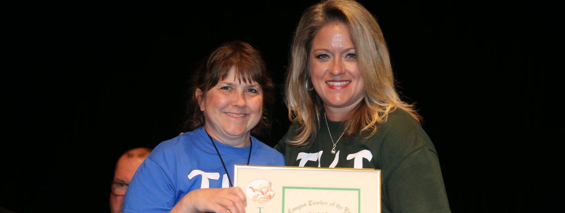 Teacher and Principal