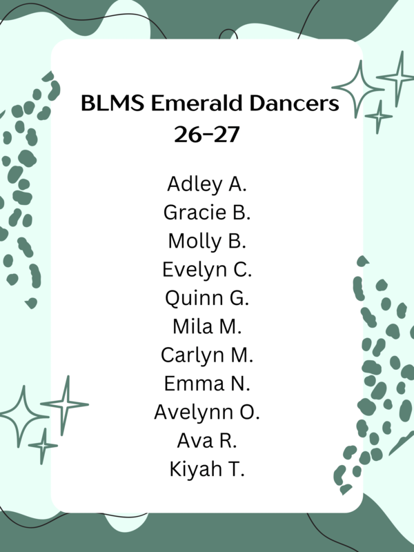 26-27 Emerald Dancers