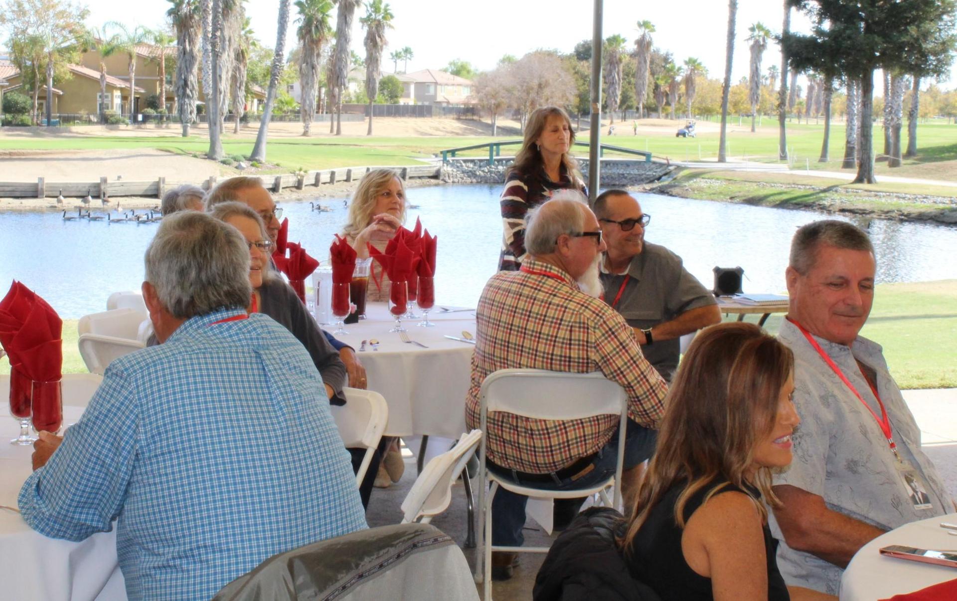 Members of the class of 1971 at their 50 year reunion