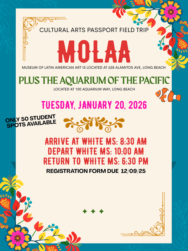 CAP FIeldtrip: MOLAA & Aquarium of the Pacific