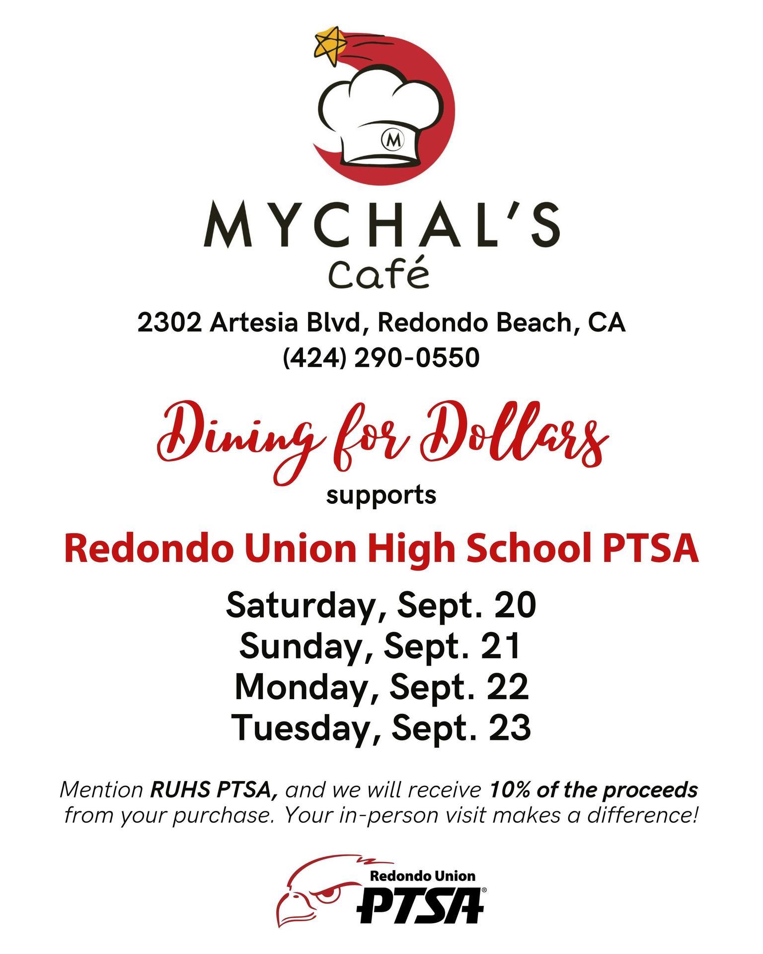 Dining for Dollars at Mychal's Cafe
